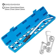 15PCS Universal Auxiliary Idler Belt Tensioner Pulley Removal Tool Kit Serpentin