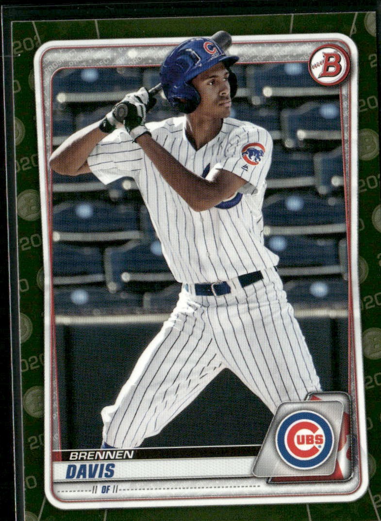2020 Bowman #BP-141 Brennen Davis Prospects Camo