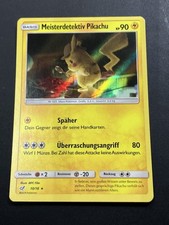 Pokemon Meisterdetektiv Pikachu 10/18 HOLO Rare ⭐️ Karte Deutsch Near Mint