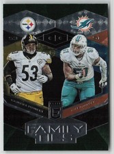 Maurkice Pouncey Mike 2017 Donruss Elite Family Ties Green Pittsburgh Steelers