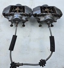 04-07 Maserati Quattroporte Rear Left Right Brake Caliper Calipers Set Oem