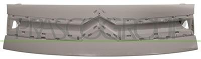 Grille radiateur avec primaire pour Citroën Berlingo de 2008 à 2011 en ABS noir