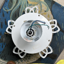 Kichler White 5-Blade Ceiling Fan Fixture/Ass...