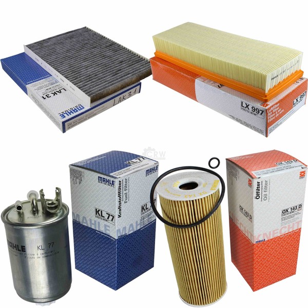Mahle Kraftstofffilter KL 77 Innenraum LAK 31 Luftfilter LX 997 ÖLfilter OX 143D-image