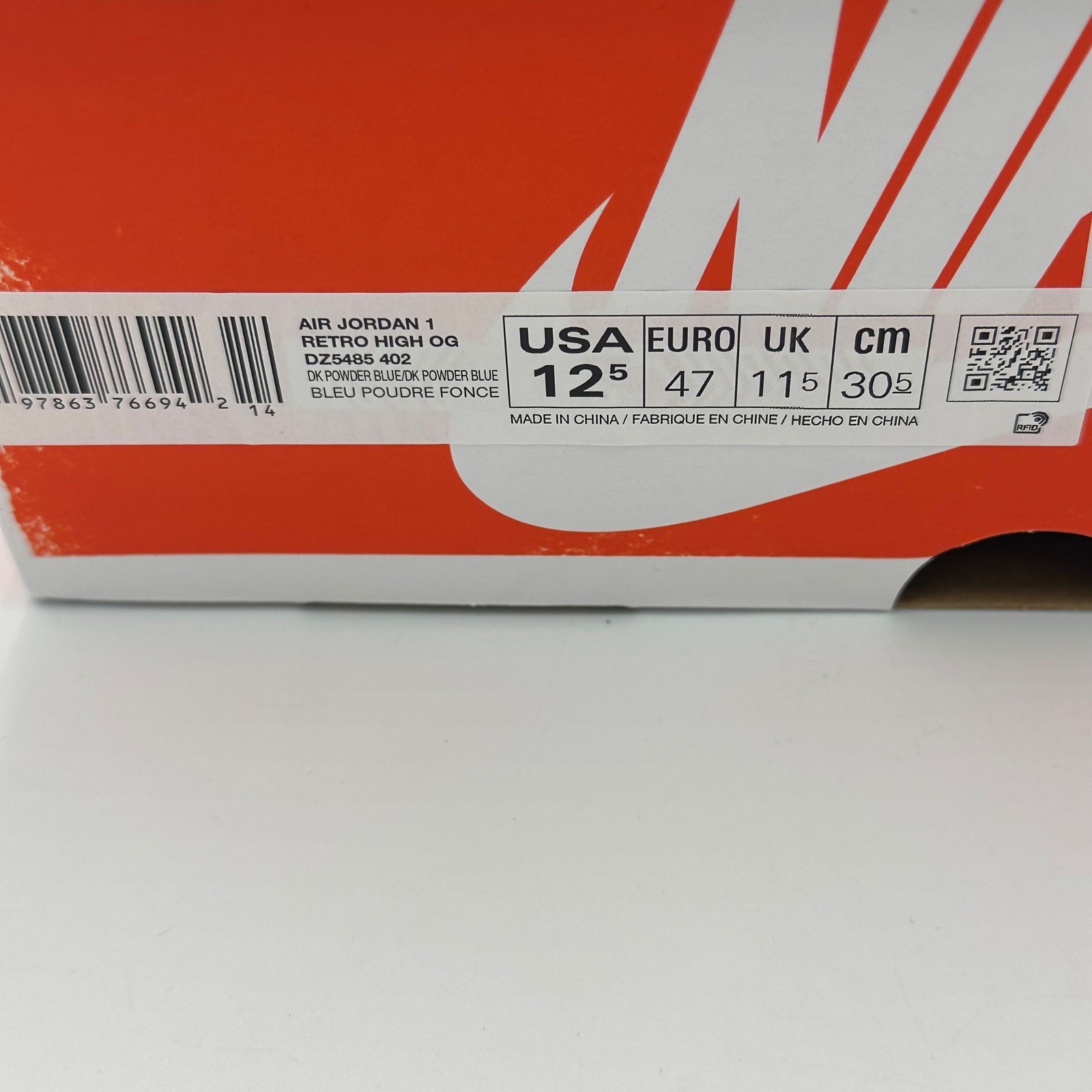 NIB Nike Air Jordan 1 Retro High OG DZ5485 402 UNC Reimagined Size Men's 12.5 DS thumbnail 10