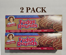Little Debbie Fudge Rounds 9.5oz 269g 2 Boxes 16 Cookies