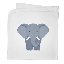 'Cute Elephant' Cotton Baby Blanket / Shawl BY00047211 