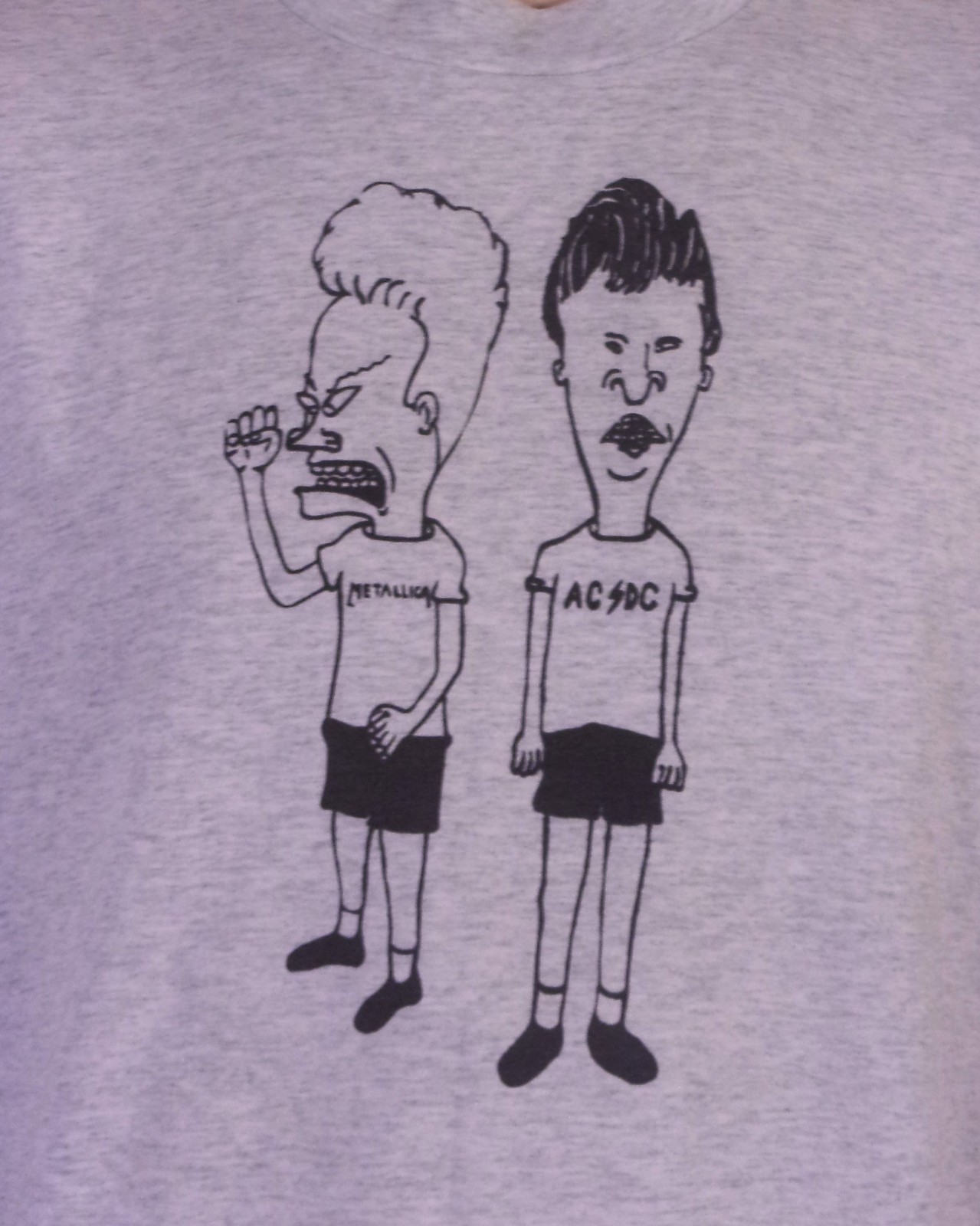 vintage 90s single stitch Beavis & Butthead T-Shirt soft thin Cartoon MTV SZ XL