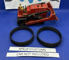 1 set of new black tracks for Dinky Toys #961 Blaw Knox Bulldozer