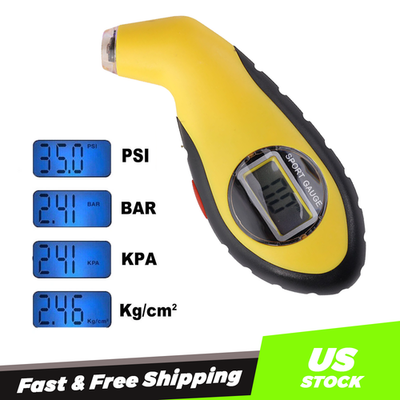 #ad #ad LCD Digital Tire Pressure Gauge Auto Car Truck Air PSI Meter Tester Tyre Gage $7.52