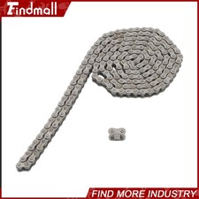 Findmall 50 Roller Chain 10 Feet Length Heavy Duty Industrial 2 Master Links