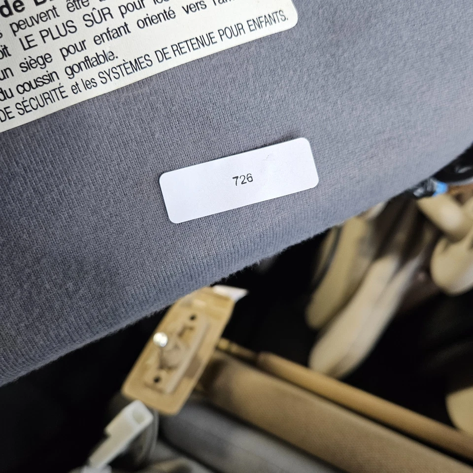 1997-2001 Toyota Camry Driver & Passenger Side Sun Visor Set Pair Gray Lighted - Imagem 4 de 4