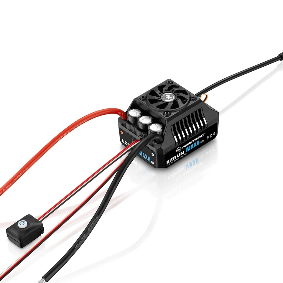 Hobbywing Ezrun MAX6 G2 1/6 1/7 Waterproof Sensored Brushless ESC Bluetooth 3-8S - Image 3 of 4