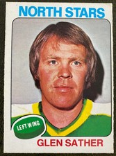 1975-76 O-pee-chee #222 - Glen Sather - Minnesota North Stars