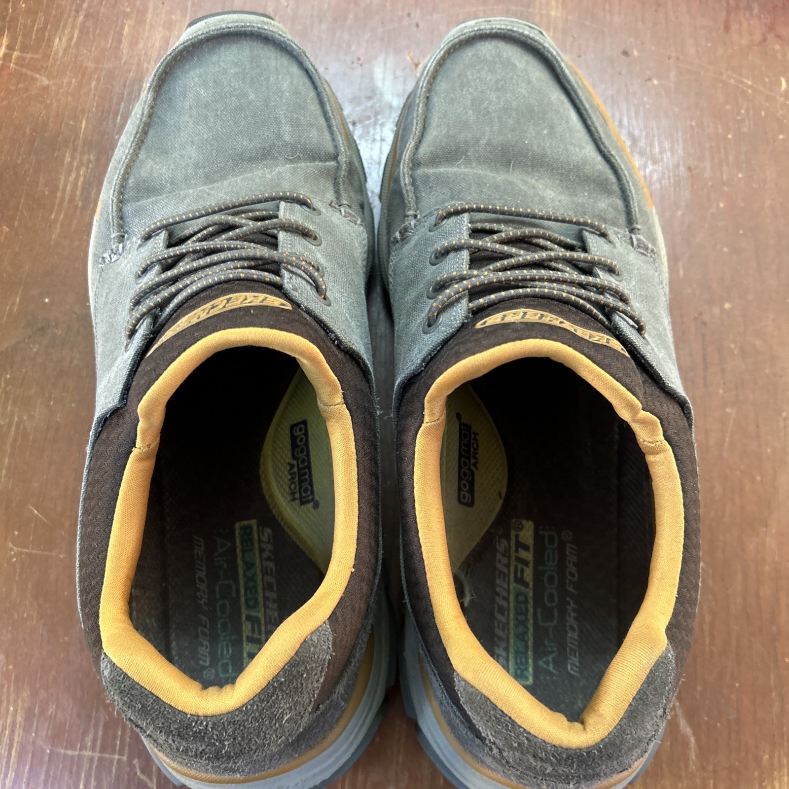 Men's Skechers Relaxed Fit Respected Loleto Bungee Arch Goodyear Shoes Sz 13 image 8