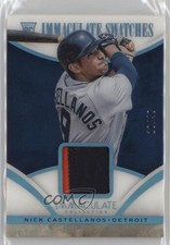 2014 Panini Immaculate Immaculate Swatches Prime 10/49 Nick Castellanos #88 k4s