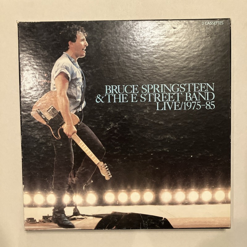 Bruce Springsteen & The E Street Band Live 1975-85 3 Cassette Box Set Columbia