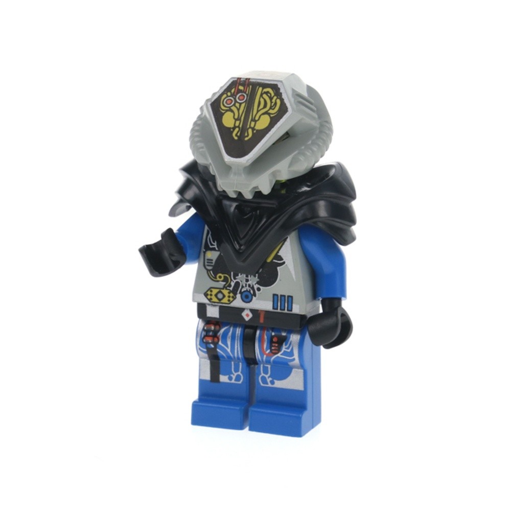 1X Lego Minifigure Space UFO Zotaxian Alien Officer Commander X Blue 6900 SP042