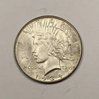 1934 Peace Dollar 1.00.Lusterous AU.
