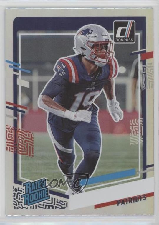 2023 Panini Donruss Rated Rookie No Name Christian Gonzalez #369 Rookie RC 10p3