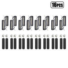 832x 6-led Car Amberwhite Side Marker Flash Strobe Light Bar Kit Tow Truck New 832x 6-led Car Amberwhite Side Marker Flash Strobe Light Bar Kit Tow Truck New