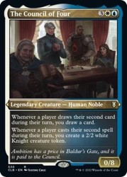 The Council of Four (Foil Etched) #530 - Commander Legends: Battle for Baldur's Gate