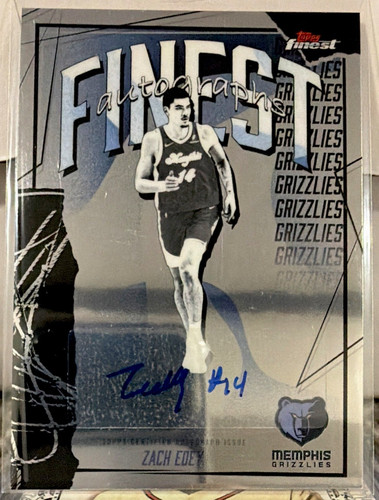 Zach Edey – 2025-26 Topps Finest Basketball · Autograph Cards #FAU-ZE Zach Edey