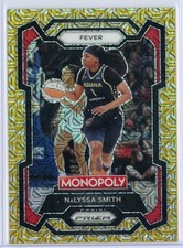 2024 Panini Prizm Monopoly WNBA 28 NaLyssa Smith Gold Millionaire Shimmer /500