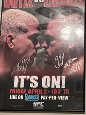 Chuck Liddell Iceman vs Tito Ortiz UFC 47 Promo Poster Sized Reprint