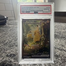 Pokémon Pikachu ex 276/217 Ascended Heroes Illustration Rare Holo Basic 200 HP …