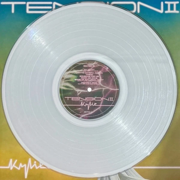 SIGNED Kylie Minogue - Tension II -  Clear Vinyl - Brand New/Sealed