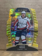 2019-20 JAKUB VRANA UD UPPER DECK ALLURE NHL #32 YELLOW TAXI DIE CUT SP CARD