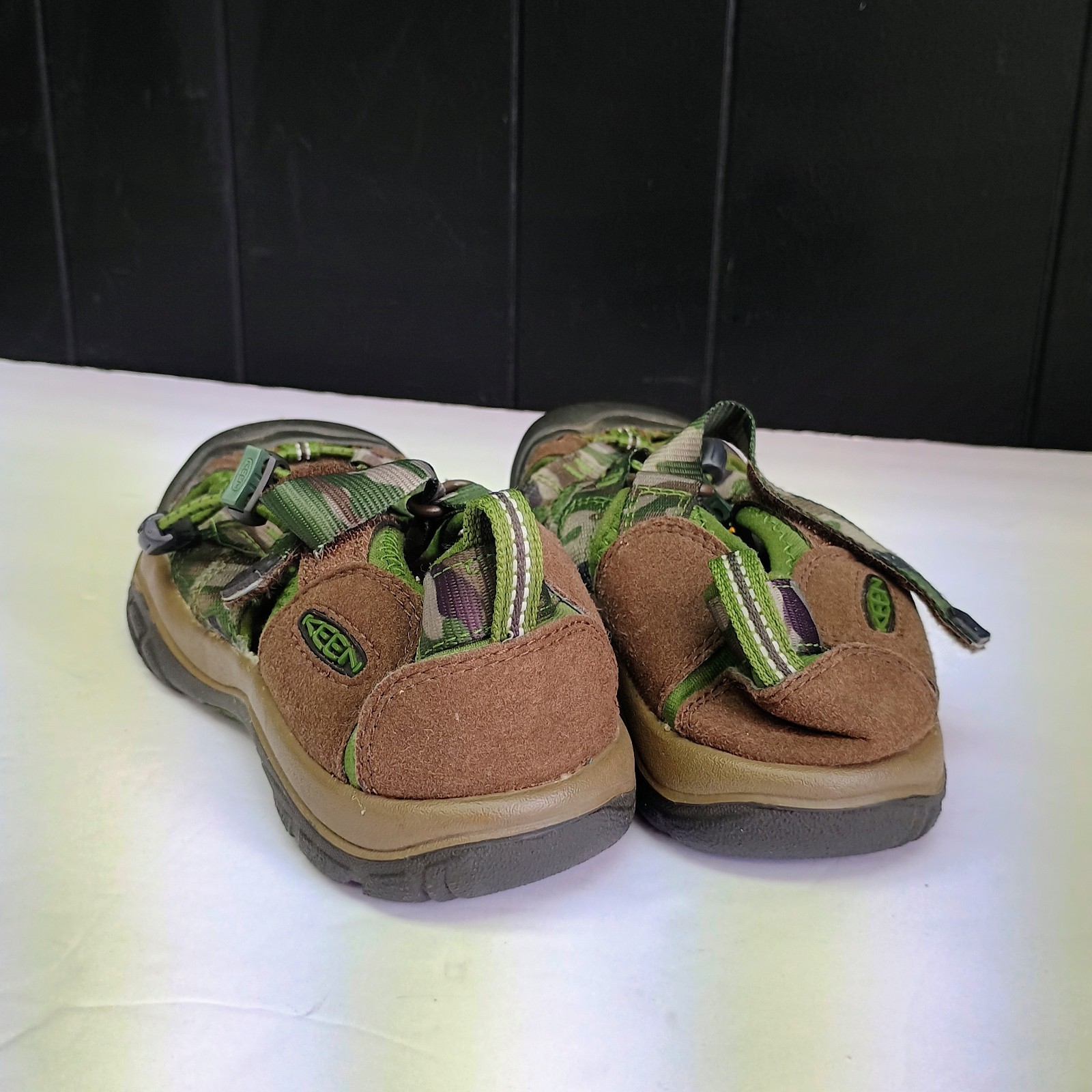 Sandali Keen Newport H2 verdi mimetici outdoor escursionismo giovani taglia 3