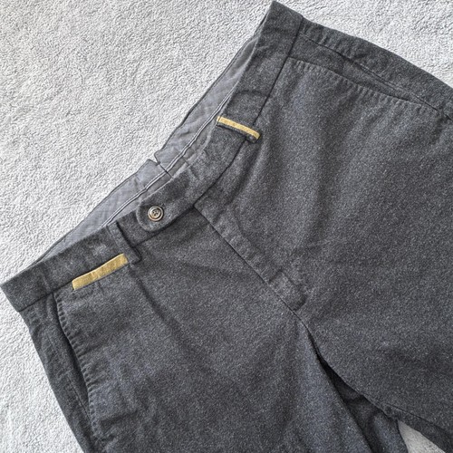 Massimo Dutti Pants Mens 32x29 Gray Dress Pants Flat Front Straight Business