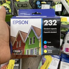 Genuine Epson 232 Color Cartridge Combo-C/M/Y 3PK Exp2028 - Sealed