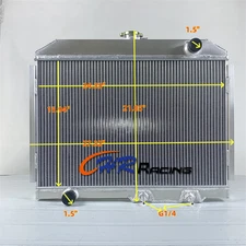 5Row Aluminum Radiator For 1972 1973 1974 1975 1976 AMC Gremlin