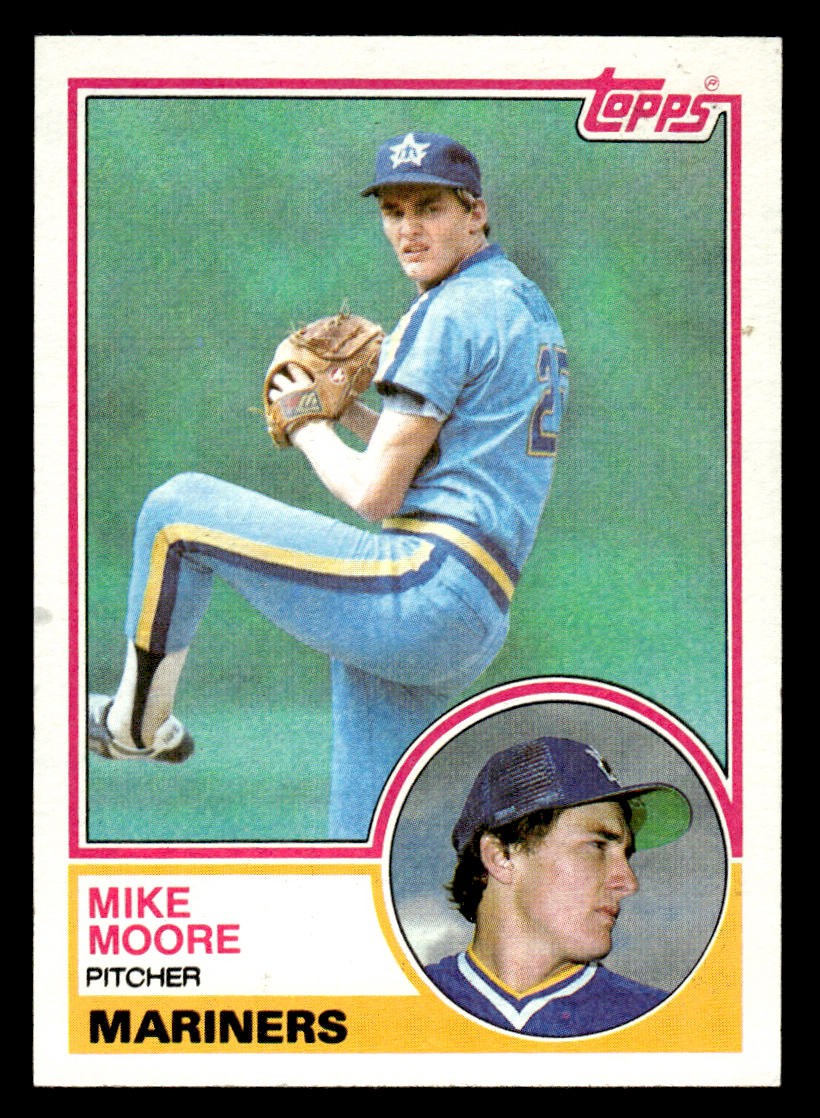 1983 Topps #209 Mike Moore Rookie Card Seattle Mariners
