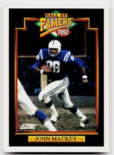 John Mackey, 1992 Score, #535, Baltimore Colts,