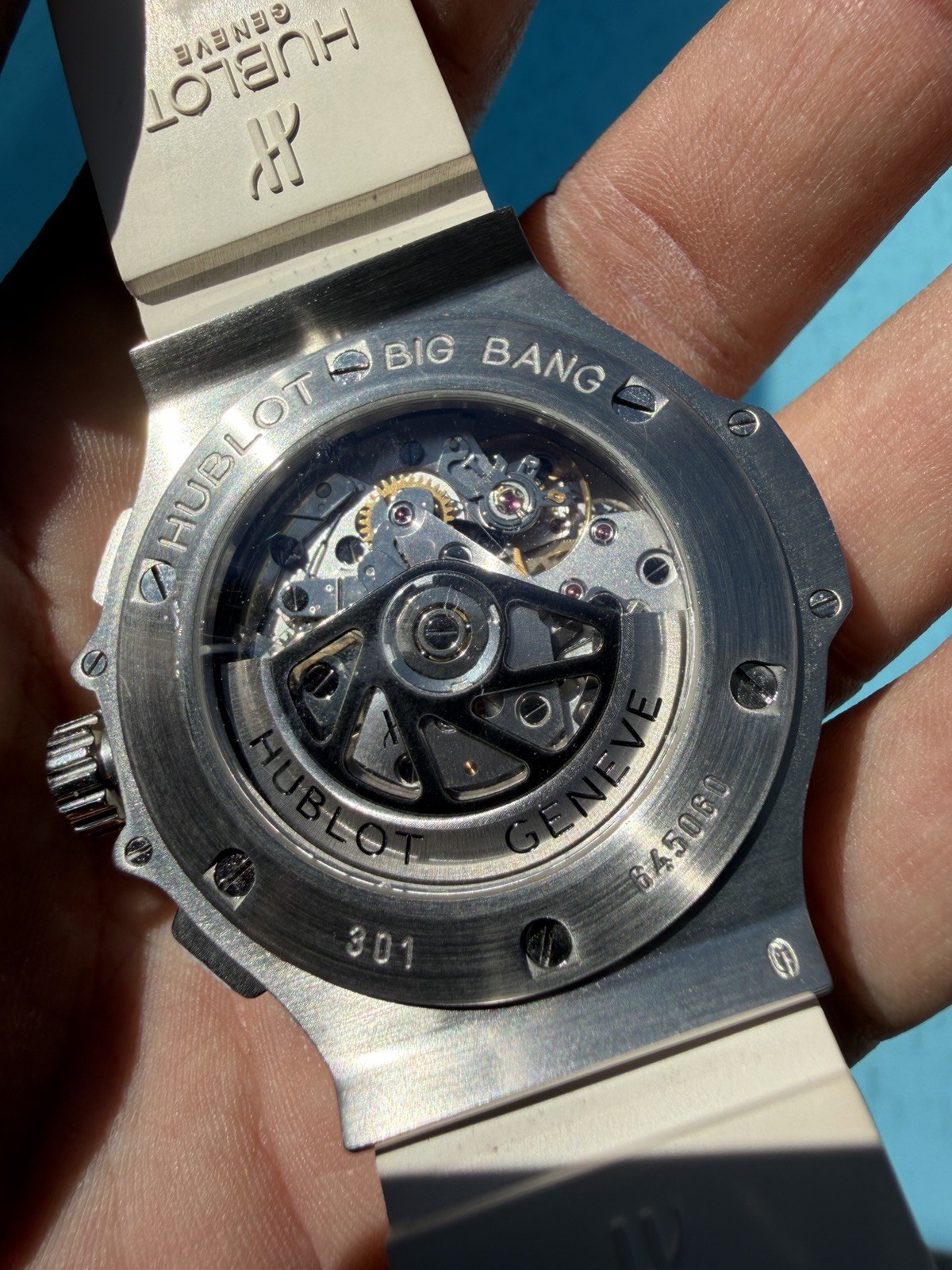 Hublot Big Bang St. Moritz Ref. 301.SE.230.RW White Dial Ceramic Chrono 44mm image 5