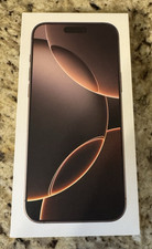 Apple iPhone 16 Pro Desert Titanium 1TB EMPTY BOX ONLY Empty Box 