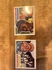 1996/1956 Mickey Mantle & 1999/1956 Hank Aaron Reprints Baseball Cards