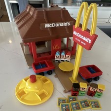 Playskool McDonald's Restaurant Playset No. 430 Vintage 1970s Preschool Toy