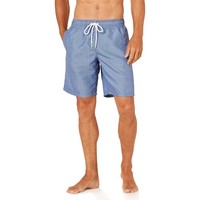 Badehose Herren XL Blau Geometrisch Mit Netzfutter Und Kordelzug