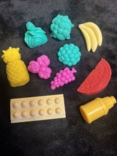 Tyco Kitchen Littles Lot Fruit / Veggies / Eggs / Juice Barbie Vintage Food