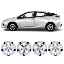 For 2016-2022 Toyota Prius 15inch Hubcap Matte Black White Lacquer Wheel Covers 