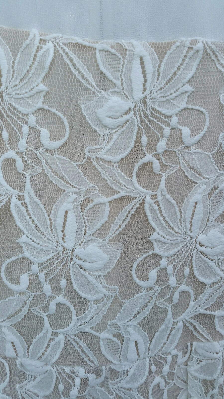 VALENTINO Abito donna Danny & Nicole taglia 12 bianco avorio pizzo cintura floreale sposa