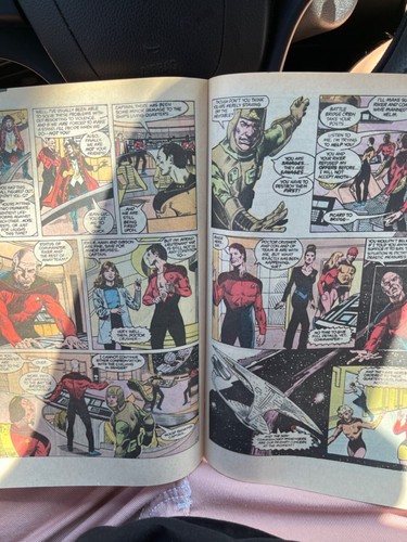 STAR TREK THE NEXT GENERATION #3 (1989) - 9,4 CASI COMO NUEVO (DC) - Imagen 3 de 5
