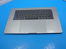 MacBook Pro A1707 15" 2017 MPTR2LL/A Top Case Palmrest NO Battery Gray 661-07954
