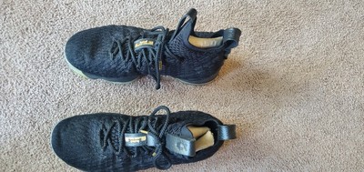 lebron james gold shoes