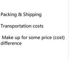 Freight (additional price difference)